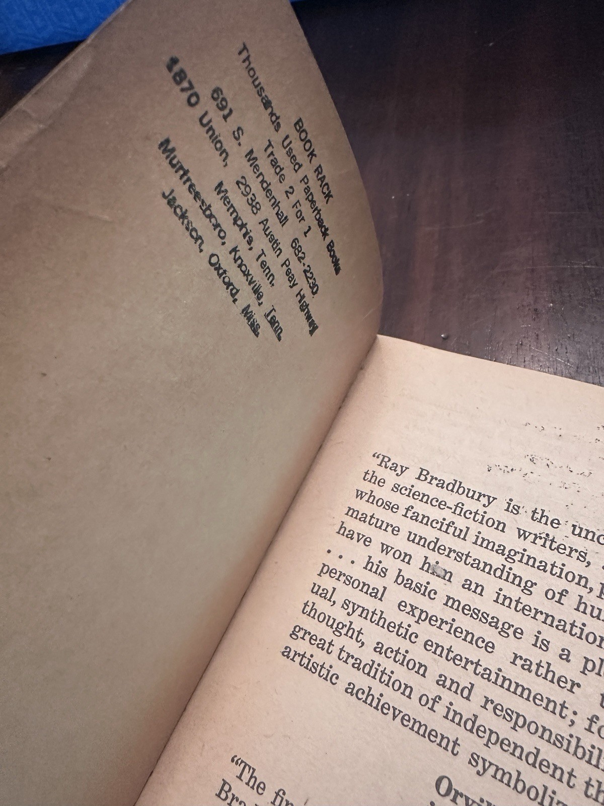 Fahrenheit 451 | Ray Bradbury | Ballantine Books |3rd Print | 1962 | PB