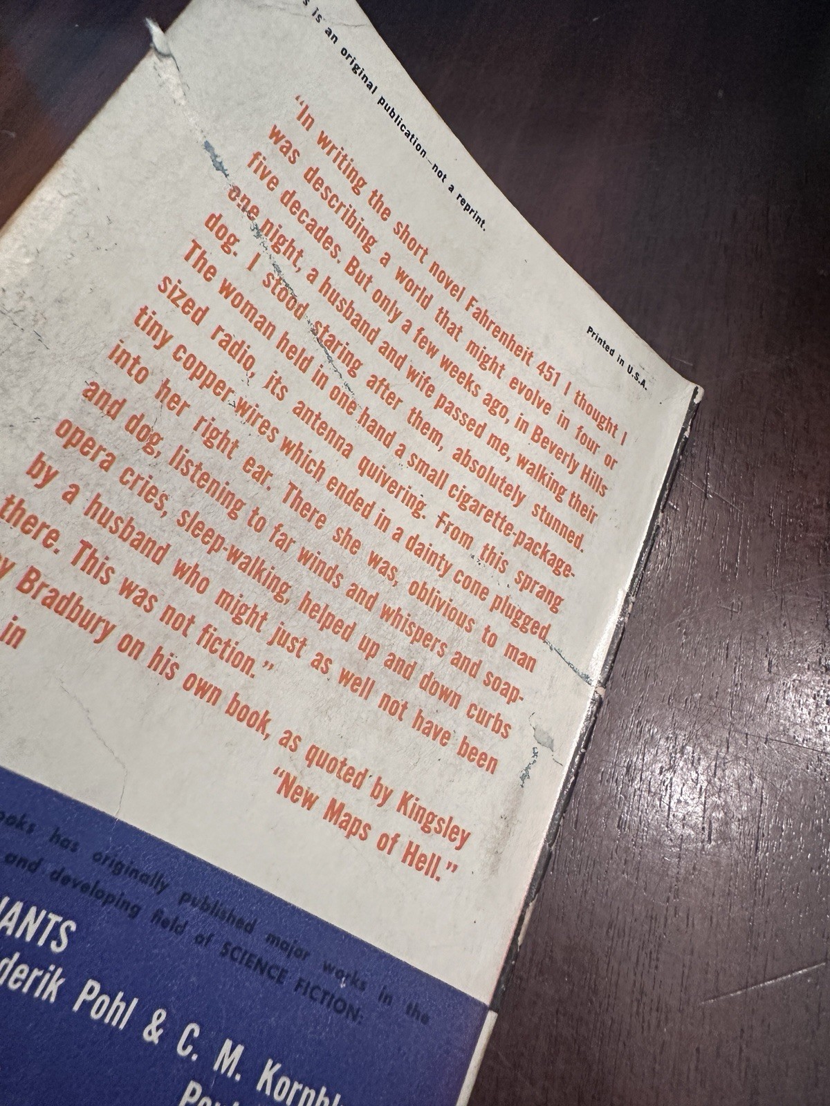 Fahrenheit 451 | Ray Bradbury | Ballantine Books |3rd Print | 1962 | PB