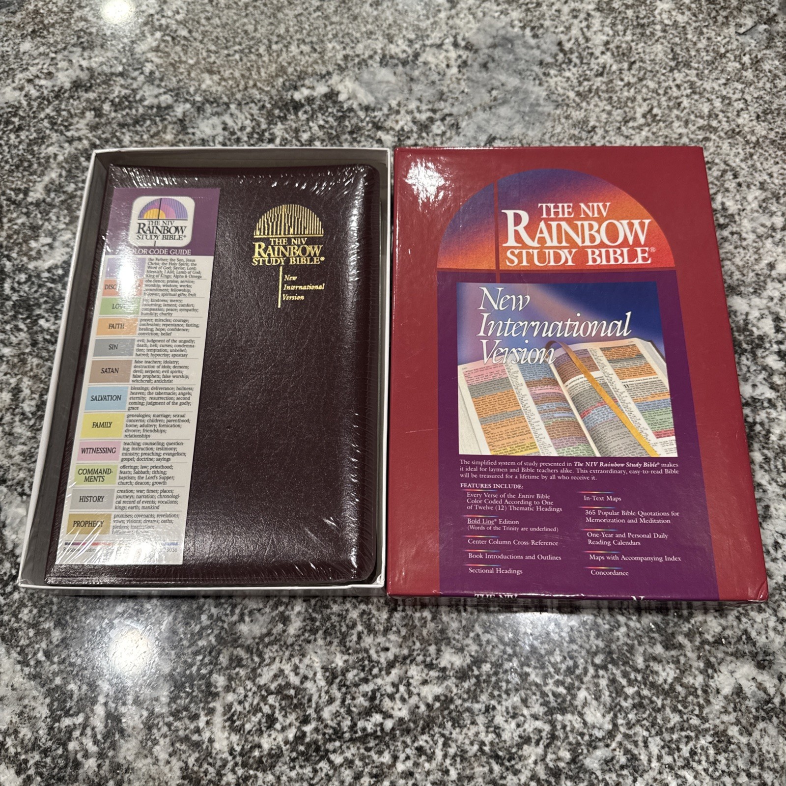 The Rainbow Study Bible New International Version Brand New Factory Sealed