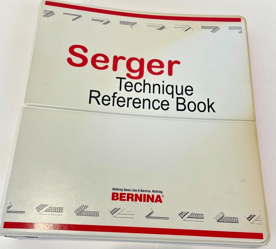Serger Technique Reference Book Bernina 3 Ring Binder HTF