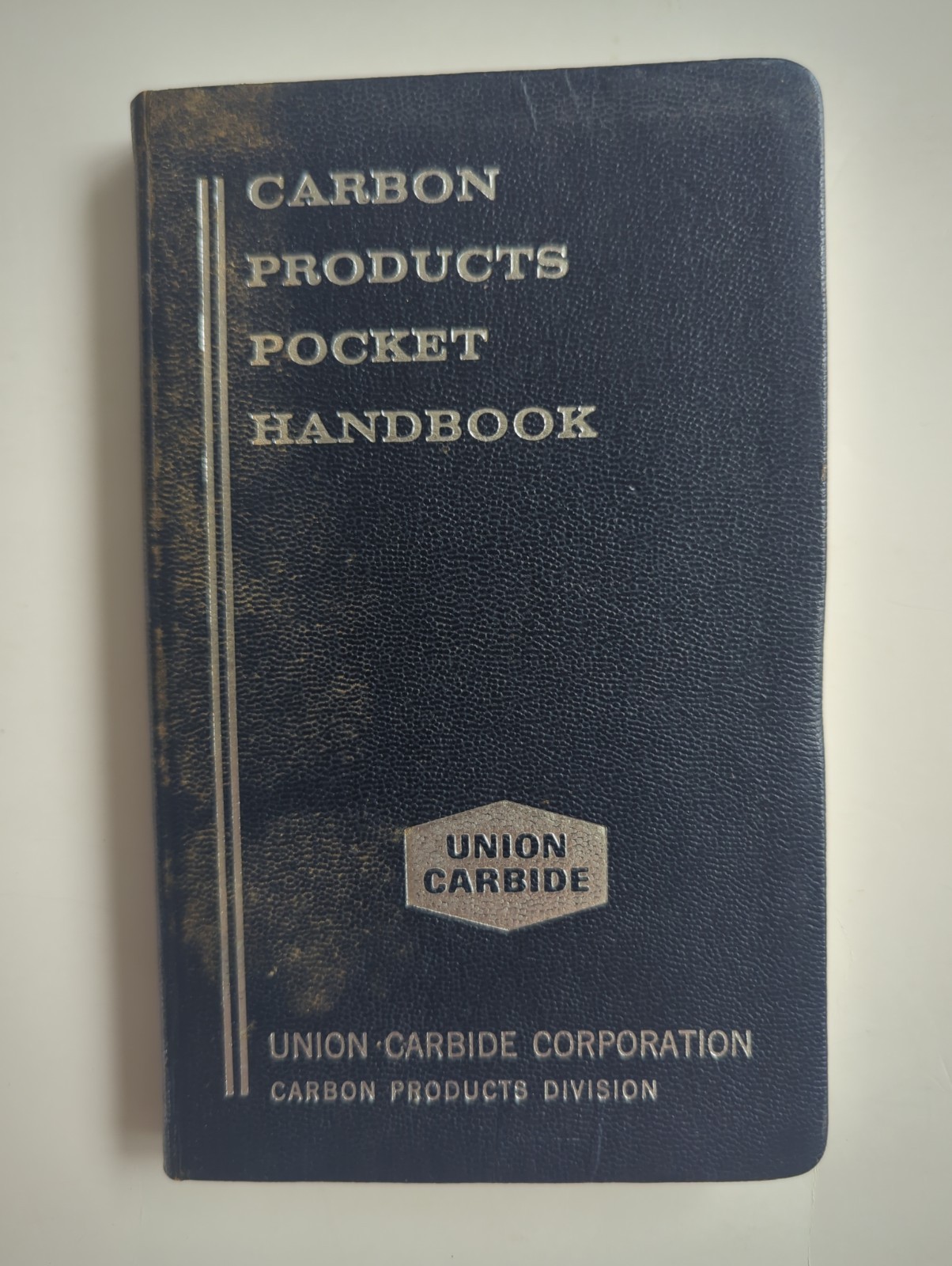 Carbon Products Pocket Handbook Leather Union Carbide Corporation 1964 Vtg